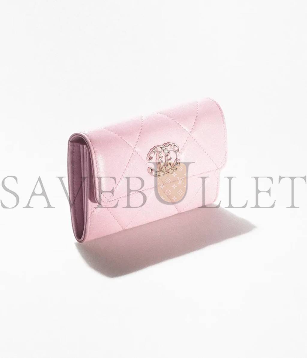 CHANEL CHANEL 19 FLAP WALLET AP2700 B07327 NH622 （15*10.5*3.5cm）